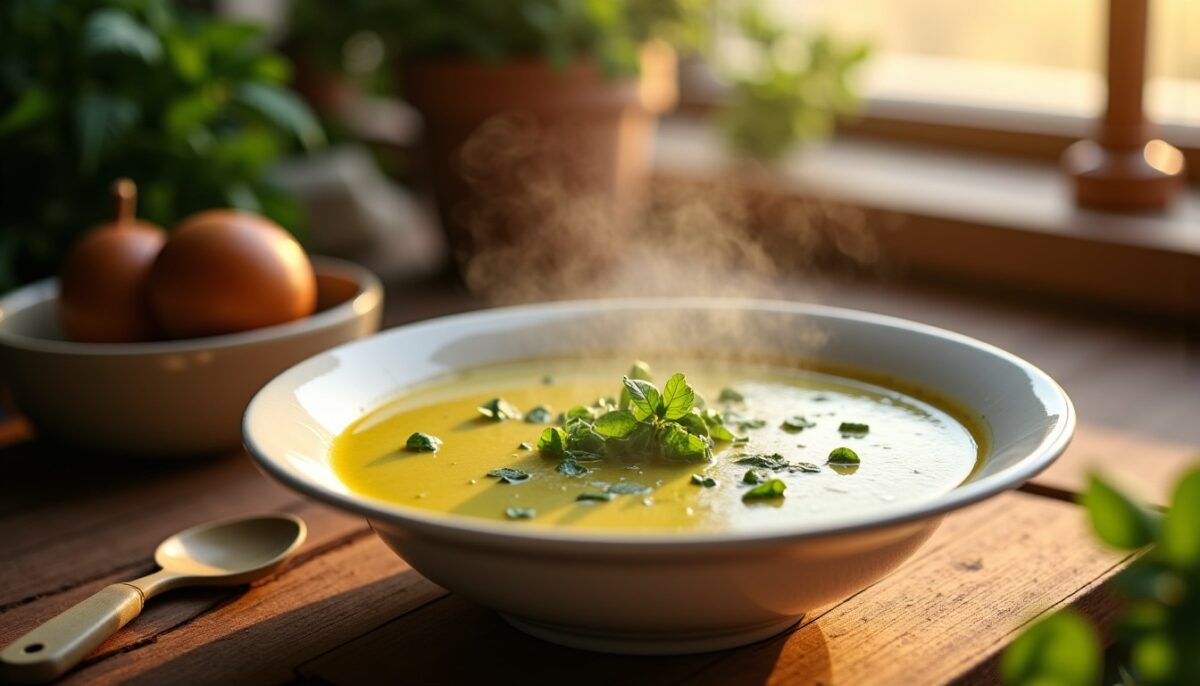 Délice onctueux : Soupe de courgettes crémeuse au fromage La Vache qui rit